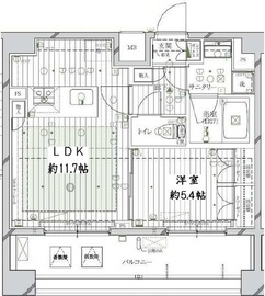 レガリス品川南大井パークサイド 12階 間取り図