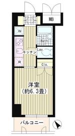 タキミハウス渋谷 202 間取り図