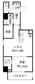 モンレーヴ錦糸町 501 間取り図