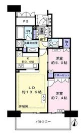 小石川後楽園パークハウス 10階 間取り図