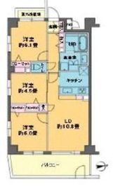 カスタリア目白 201 間取り図