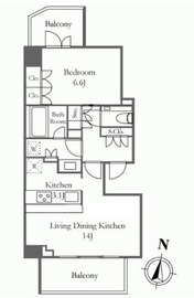 プライムガーデン西麻布 301 間取り図