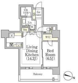 プライムガーデン西麻布 303 間取り図