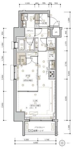 ステージグランデ元浅草 10階 間取り図