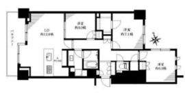 ブランズ麻布狸穴町 2階 間取り図