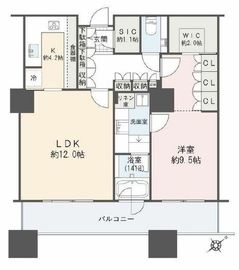 東京ツインパークス ライトウィング 11階 間取り図