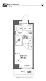 プラウドフラット小石川 203 間取り図