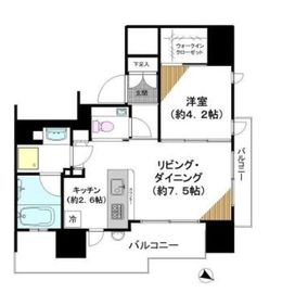 パークハウス目黒学芸大学 7階 間取り図