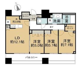 ディアナコート文京本郷台 9階 間取り図