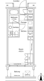 イプセ蒲田 902 間取り図