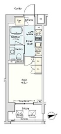 カスタリア大森3 508 間取り図