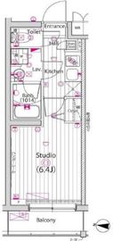 ガーラ・ヒルズ武蔵小山 4階 間取り図