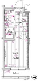 ガーラ・ヒルズ武蔵小山 4階 間取り図