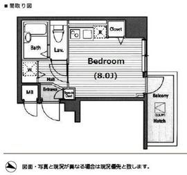 グランド・ガーラ西麻布 9階 間取り図