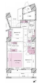 ブランズ麻布狸穴町 7階 間取り図