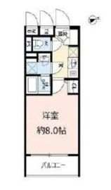 プレール・ドゥーク門前仲町2 5階 間取り図