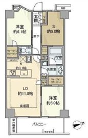 ルフォン南品川 2階 間取り図