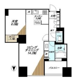 シティタワーズ豊洲ザ・ツイン ノースタワー 33階 間取り図