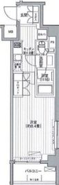 プラネソシエ大森山王 212 間取り図