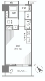 プリズムタワー 17階 間取り図