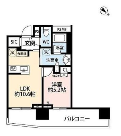 パークコート赤坂檜町ザ・タワー 8階 間取り図