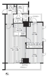 グランハイツ代々木 201 間取り図