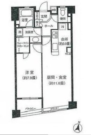 ノールフラット南麻布 204 間取り図