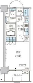 パークアクシス菊川ステーションゲート 1106 間取り図