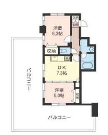 エスティメゾン三軒茶屋2 503 間取り図