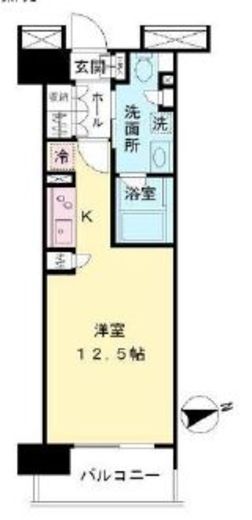 メゾンカルム代々木公園 904 間取り図