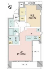 シティハウス南麻布一丁目 7階 間取り図