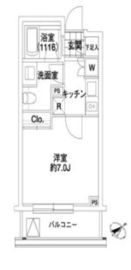 エルスタンザ代々木 303 間取り図