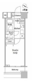 ファーストリアルタワー新宿 1604 間取り図