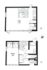 CRANE COURT（クレインコート） B2 間取り図