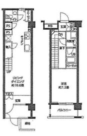 ニューシティアパートメンツ亀戸 213 間取り図