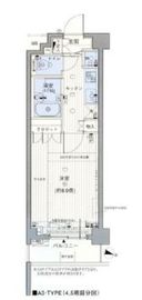 ラグジュアリーアパートメント西新宿 4階 間取り図