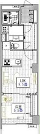アクティ目黒駅前 1号棟 310 間取り図