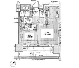 ブリリア品川キャナルサイド 14階 間取り図