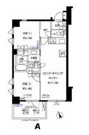 フォレシティ富ヶ谷 405 間取り図