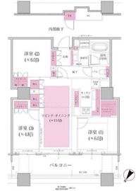 ブリリア有明スカイタワー 10階 間取り図
