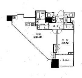 ザ・千代田麹町タワー 303 間取り図