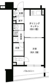 パークキューブ浅草田原町 306 間取り図