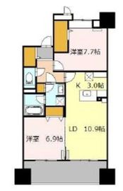 ロイヤルパークスシーサー南千住 610 間取り図