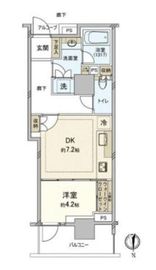 コスモポリス品川 6階 間取り図