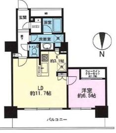 プライムパークス品川シーサイド ザ・タワー 17階 間取り図