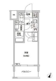ラクラス幡ヶ谷 1302 間取り図