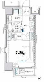 ベルシード門前仲町 801 間取り図