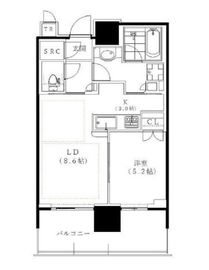 パークコート浜離宮ザ・タワー 17階 間取り図