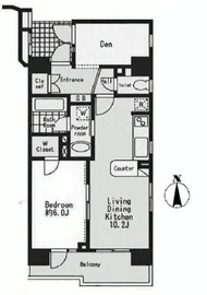 HF学芸大学レジデンス 703 間取り図