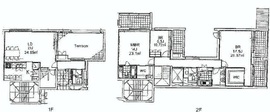 アトリアム二番町 102 間取り図